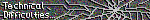 blinkie with static background and cracked
                  screen effect. text: technical difficulties